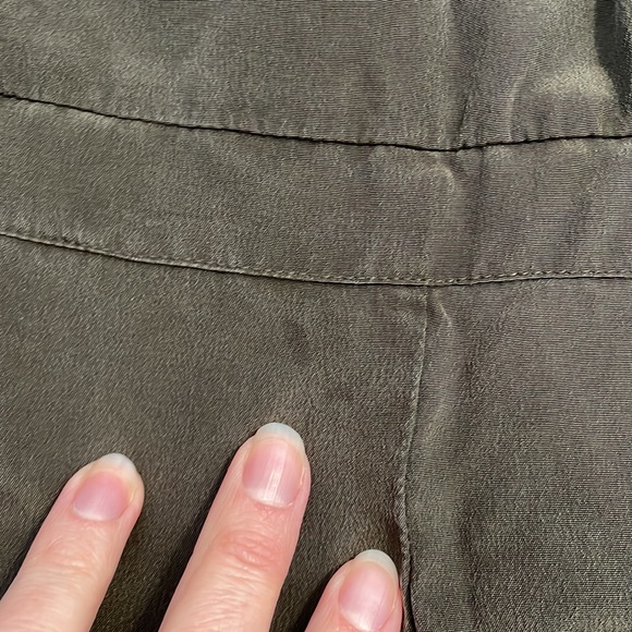 Vince silk one piece short sleeve jumpsuit size small 2 - Picture 5 of 8